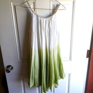 Flowy boho ombre dress